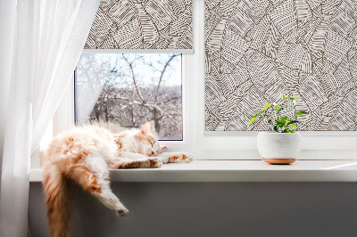 Ablakra akasztható roló Húzott pálmalevelek