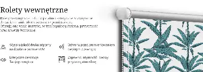 Sötétítő roló pálmalevelek mintával