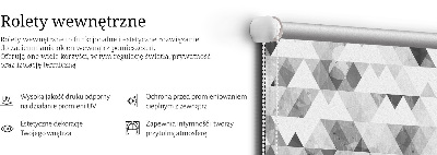 Sötétítő roló Szürke háromszög minta