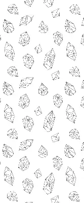 Ablakra szerelhető roló geometriai alakzatos mintával