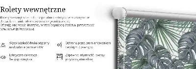 Sötétítő roló levelek mintával