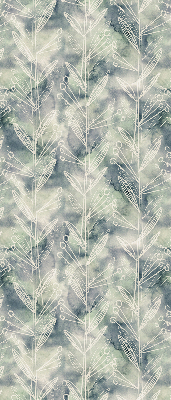 Ablakra szerelhető roló Növény vázlata színes háttéren