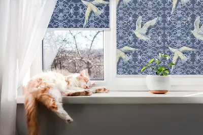 Ablakra akasztható roló gémek mintával