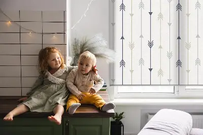 Ablakra szerelhető roló lövések mintás