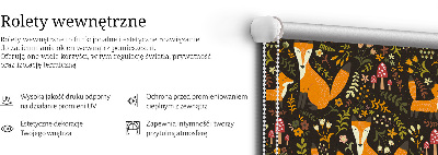 Sötétítő roló Rókák és növények