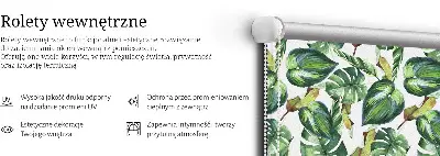 Sötétítő roló trópusi növények mintával