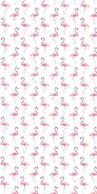 Ablakra akasztható roló flamingó mintás