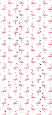 Ablakra akasztható roló flamingó mintás