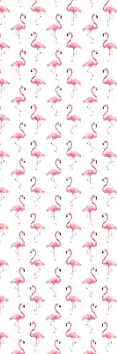Ablakra akasztható roló flamingó mintás