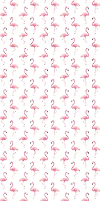 Ablakra akasztható roló flamingó mintás