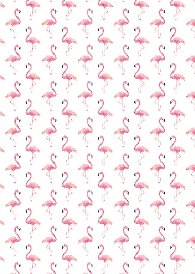Ablakra akasztható roló flamingó mintás