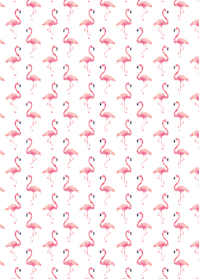Ablakra akasztható roló Flamingók