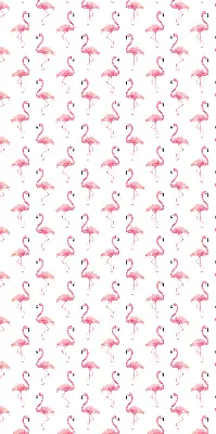 Ablakra akasztható roló flamingó mintás