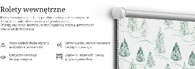 Sötétítő roló fák mintával