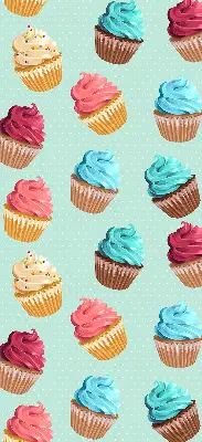 Ablakra akasztható roló muffin mintás