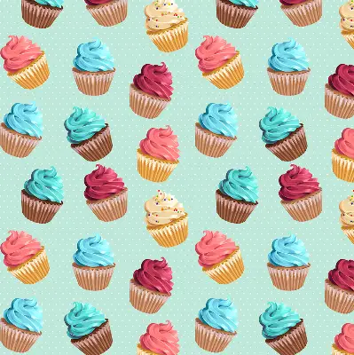 Ablakra akasztható roló muffin mintás