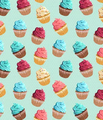 Ablakra akasztható roló muffin mintás