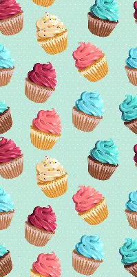 Ablakra akasztható roló muffin mintás