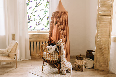 Ablakra szerelhető roló Levendula