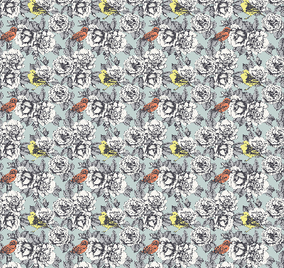 Ablakra akasztható roló Virágok