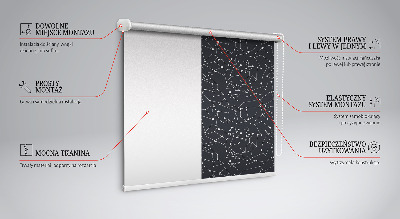 Ablakra szerelhető roló Csillagkép