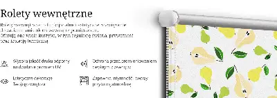 Ablakra szerelhető roló körte színben