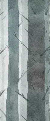 Ablakra akasztható roló fák mintával
