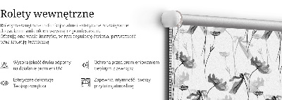 Sötétítő roló Rajzolt virágok