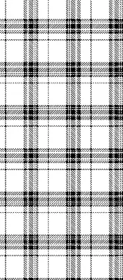 Ablakra akasztható roló szürke tartan mintás
