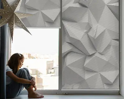 Sötétítő roló 3D papírfal mintázattal