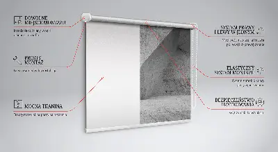 3D kőfal mintázatú roló ablakra szerelhető kivitelben