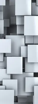 Sötétítő roló szürke 3D négyzet mintás