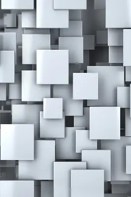 Sötétítő roló szürke 3D négyzet mintás