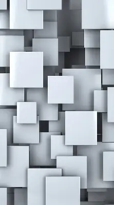 Sötétítő roló szürke 3D négyzet mintás