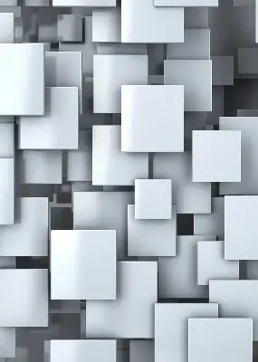 Sötétítő roló szürke 3D négyzet mintás