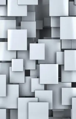 Sötétítő roló szürke 3D négyzet mintás