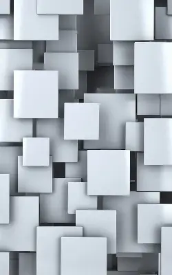 Sötétítő roló szürke 3D négyzet mintás
