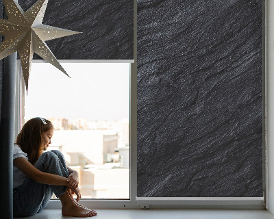 Ablakra szerelhető roló Fekete textúra