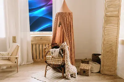 Sötétítő roló színes animációs mintával