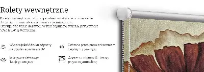 Sötétítő roló virág mintával