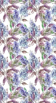 Ablakra akasztható roló nyári virágok mintával