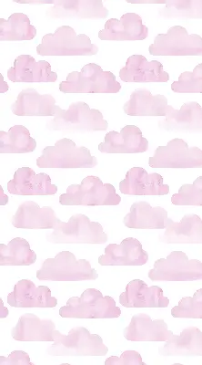 Ablakra szerelhető roló rózsaszín felhők mintával