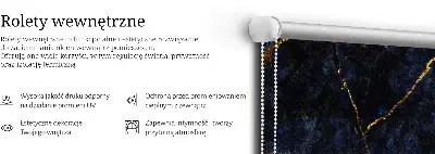 Sötétítő roló sötétkék márvány mintával