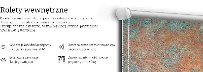 Sötétítő roló narancssárga fémlemezes kivitelben
