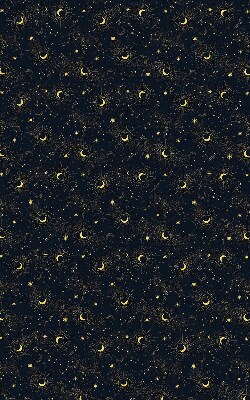 Ablakra akasztható roló Hold és csillagok