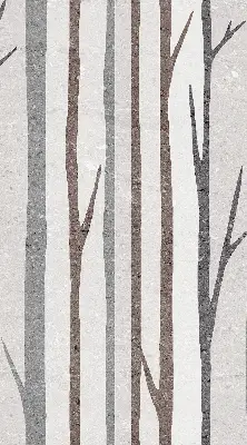 Ablakra akasztható roló fatörzsek mintával