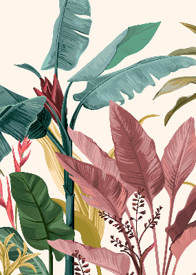 Ablakra szerelhető roló Színes levelek