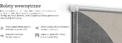 Ablakra szerelhető roló véletlenszerű mintázatú