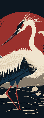 Ablakra szerelhető roló Daru a vízben