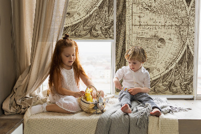 Sötétítő roló Régi világtérkép
